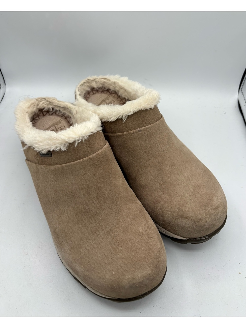 Dansko Parson Faux Fur Sherpa Leather Vibram Slip Resistant Waterproof Clogs